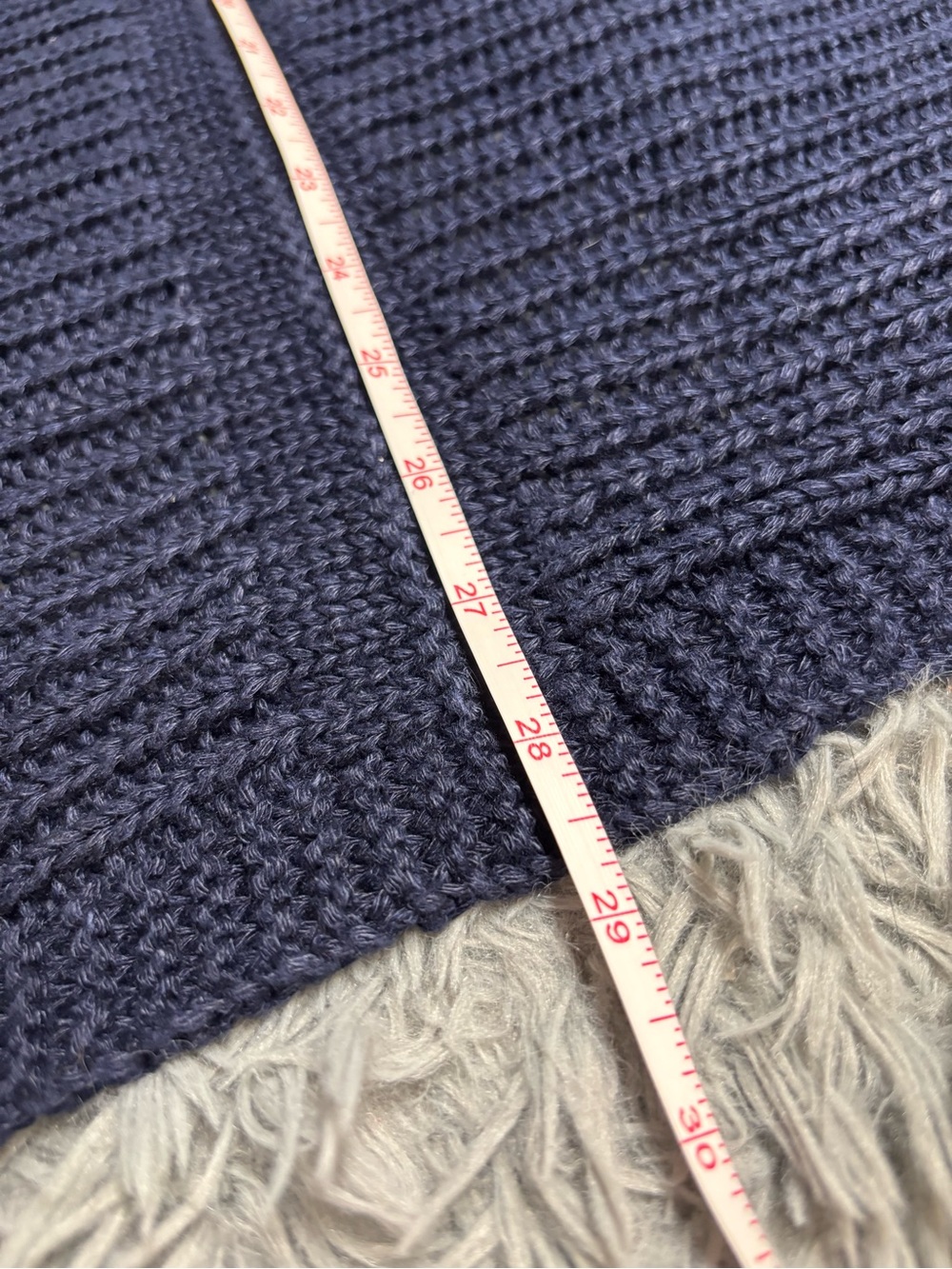 Talbots Navy Blue Short-Sleeve Open-Front Knit Cardigan Sweater - Picture 10 of 14